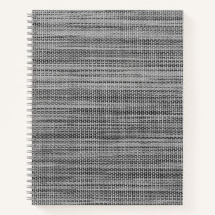 Gray Fabric Cloth Notizblock