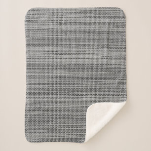 Gray Fabric Cloth Sherpadecke