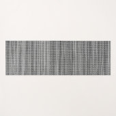 Gray Fabric Cloth Yogamatte (Vorderseite (Horizontal))