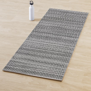 Gray Fabric Cloth Yogamatte