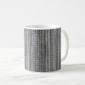 Gray Fabric Coffee Tasse (VorderseiteRechts)