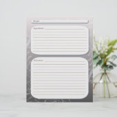 Gray fade klassische Schwirl-Rezeptur (Stehend Vorderseite)