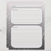 Gray fade klassische Schwirl-Rezeptur (Vorne/Hinten)