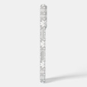 Gray Fair Isle Christmas Sweater Pattern Case-Mate iPhone Hülle (Rückseite / Rechts)