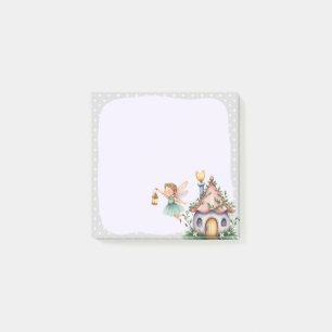 Gray Fairy Memo Pad - Mystische Anmerkung Post-it Klebezettel