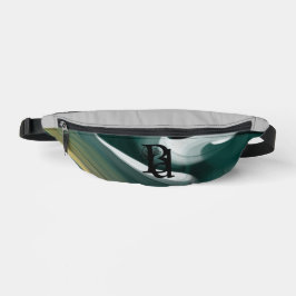 Gray Fanny Pack Trend Abstrakt Art Green Bauchtasche