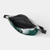Gray Fanny Pack Trend Abstrakt Art Green Bauchtasche (Offen)