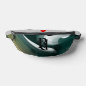 Gray Fanny Pack Trend Abstrakt Art Green Bauchtasche (Ablage )