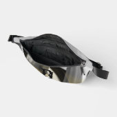 Gray Fanny Pack Trend Abstrakter Art Bauchtasche (Offen)