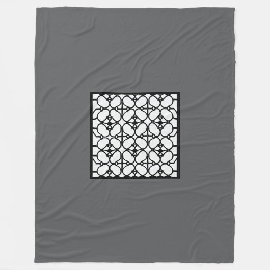 Gray Fashion Large Fleecedecke (Vorderseite)