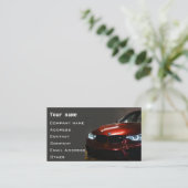 Gray Fast Speed Modern Visitenkarte (Stehend Vorderseite)