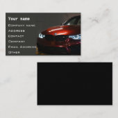 Gray Fast Speed Modern Visitenkarte (Vorne/Hinten)