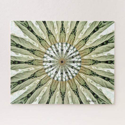 Gray Feather Jigsaw Puzzle (Horizontal)