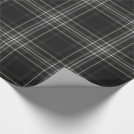 Gray Flannel Lumberjack Kariert Classic Geschenkpapier (Ecke)