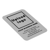 Gray Flexible Foto Magnet (Rechte Seite)