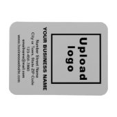 Gray Flexible Foto Magnet (Horizontal)