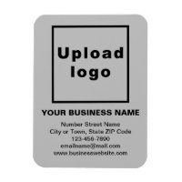 Gray Flexible Foto Magnet