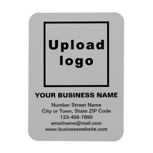 Gray Flexible Foto Magnet (Vertikal)