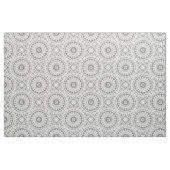 Gray Floral Mandala Muster Fabric Stoff (Fat Quarter (45,7 x 55,9 cm))