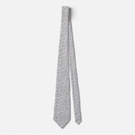 Gray floral Pattern Stilvoll Neck Tie Krawatte