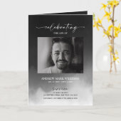 Gray Fog Beerdigungsreihenfolge des geflochtenen P Karte (Gelbe Blume)