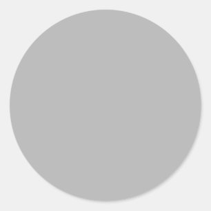 GRAY FOG Pop Farbe Sie personalisieren Geschenk Runder Aufkleber