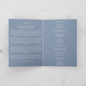 Gray Funeral Memorial Obituary Folary Program Programm (Innenseite)