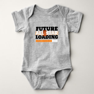 Gray Future All Star Loading Baby Basketball Strampler