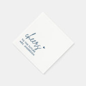 Gray Future Mrs. Modern Brautparty Serviette (Ecke)