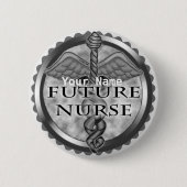 Gray Future Nurse Button (Vorderseite)