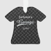 Gray Garage Shirt Gestalt Ornament (Vorderseite)