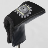 Gray Gear Golf Headcover (3/4 Vorderseite)