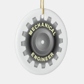 Gray Gear Keramik Ornament (Rechts)