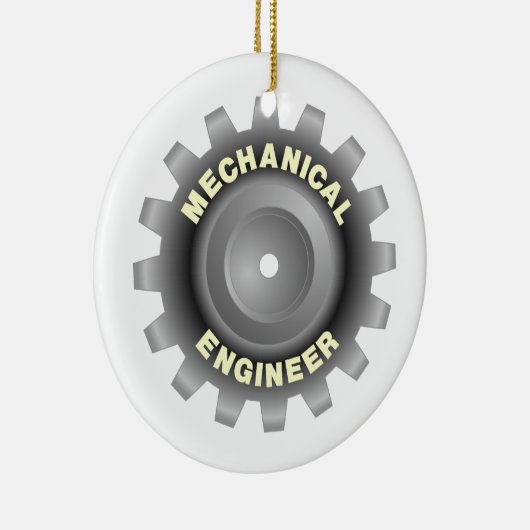 Gray Gear Keramik Ornament (Rechts)