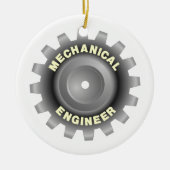 Gray Gear Keramik Ornament (Vorne)