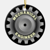 Gray Gear Keramik Ornament (Vorne)