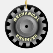 Gray Gear Keramik Ornament (Hinten)