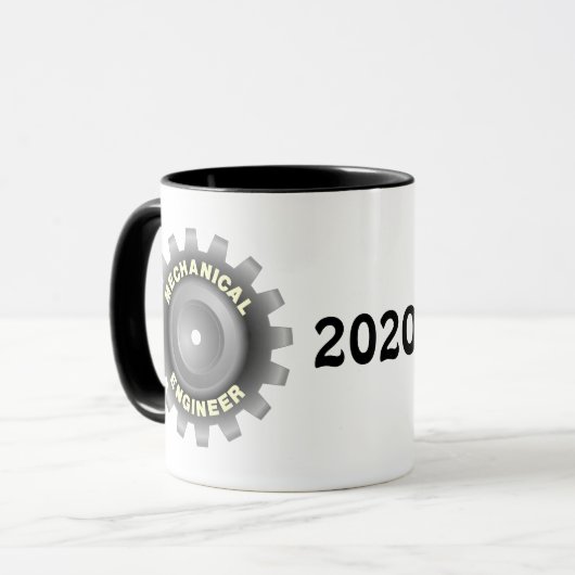 Gray Gear Tasse (Vorderseite Links)