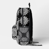 Gray Gears Bedruckter Rucksack (Rechts)
