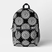 Gray Gears Bedruckter Rucksack (Vorderseite)