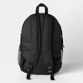 Gray Gears Bedruckter Rucksack (Rückseite)