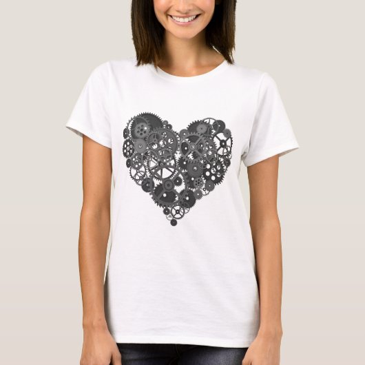 Gray Gears Heart T-Shirt (Vorderseite)