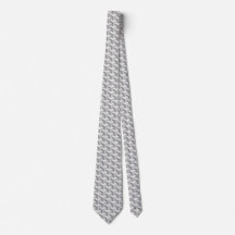 Gray Geometric 3D Look Muster Moderne Neck Tie