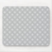 Gray Geometric Circles Mousepad (Vorne)