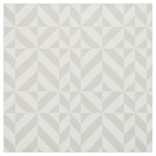 Gray Geometric Deko Cube Pattern Stoff (Muster)