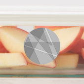 Gray Geometric Etiketten (Befestigt)
