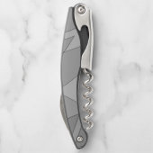 Gray Geometric Kellnermesser (Rückseite)