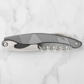 Gray Geometric Kellnermesser (Vorderseite)