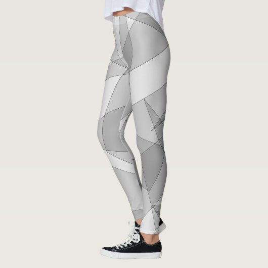Gray Geometric Leggings (Links)