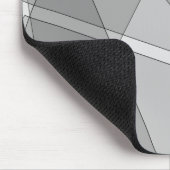 Gray Geometric Mousepad (Ecke)